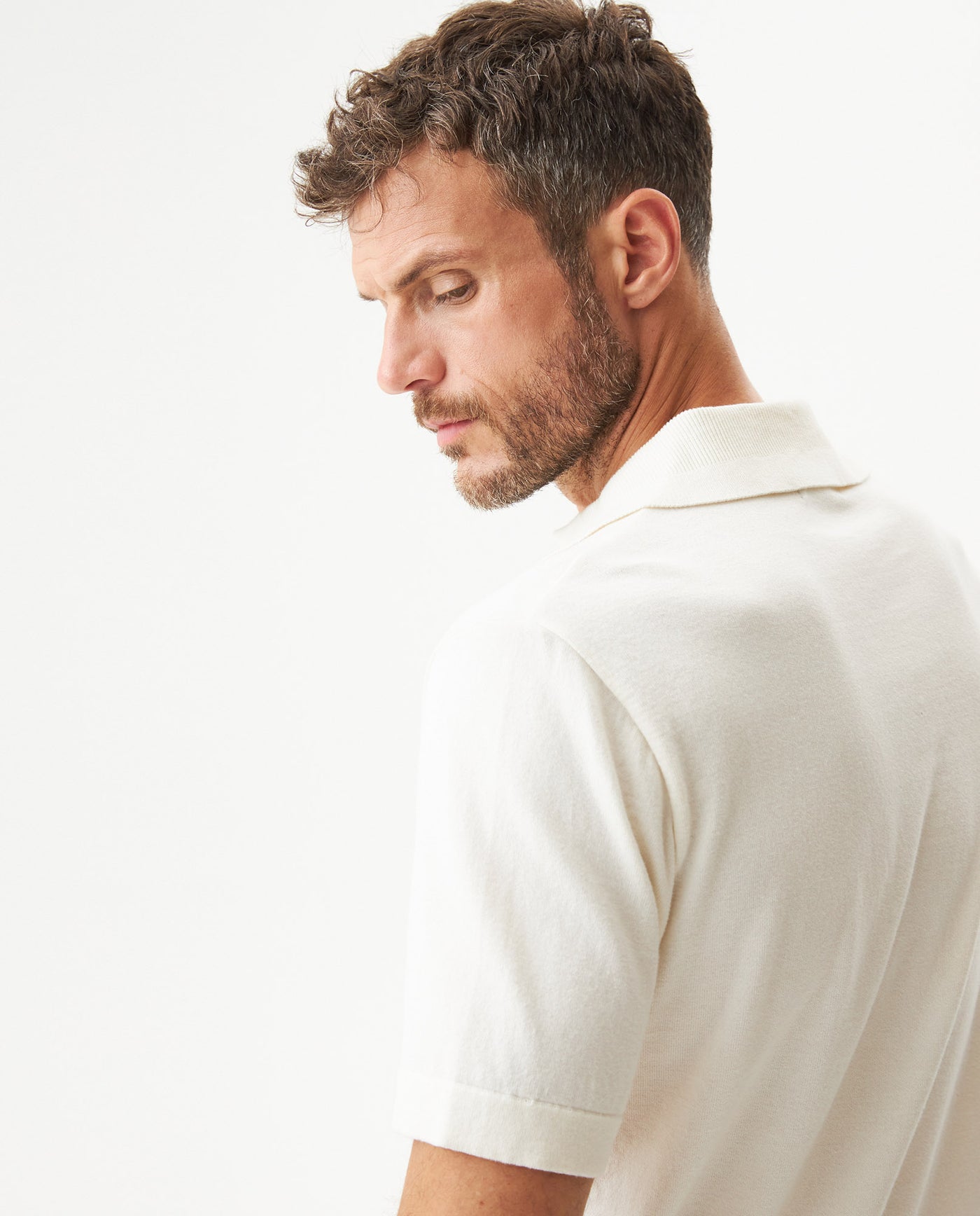 Camiseta Tipo Polo Tejida para Hombre - Raw 63_699G010_CRU110103_7