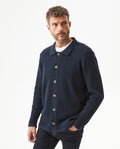 Men's Knit Sweater Shirt Style - Blue