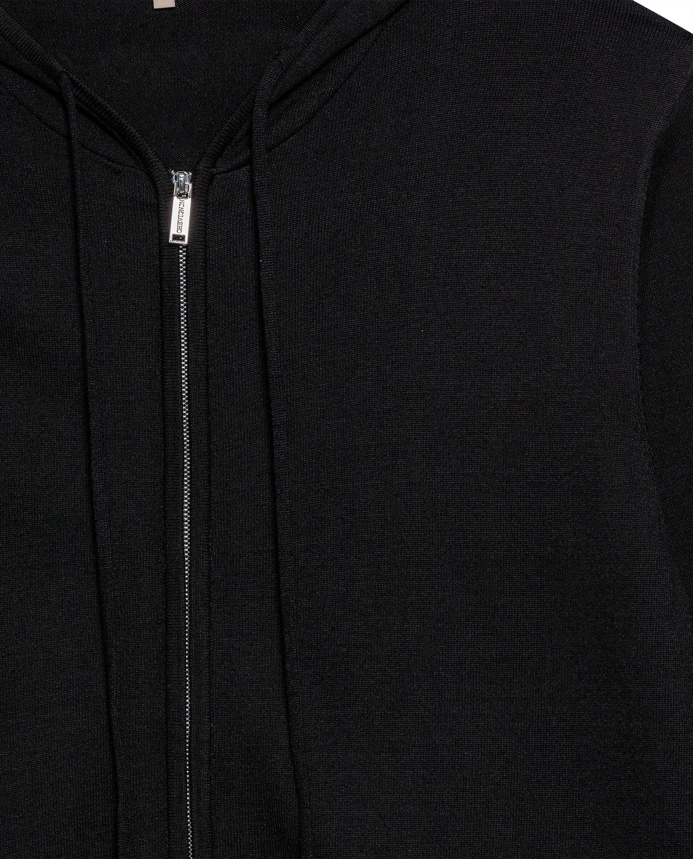 Men's Viscose Blend Zip-Up Hoodie, Maritime - 7