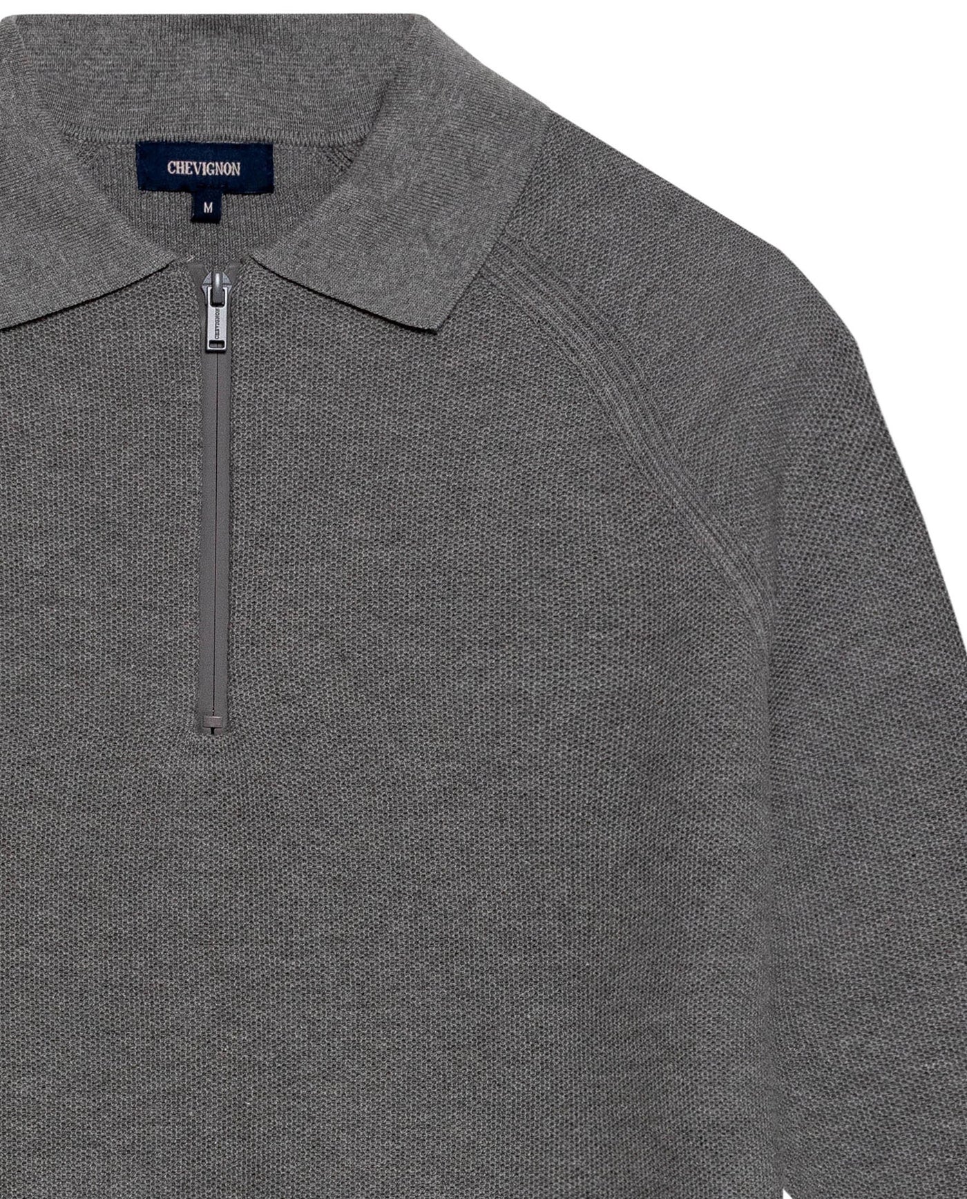Men's CoolMax Half-Zip Polo Collar Sweater, Twilight - 7