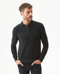 Men's CoolMax Half-Zip Polo Collar Sweater Twilight