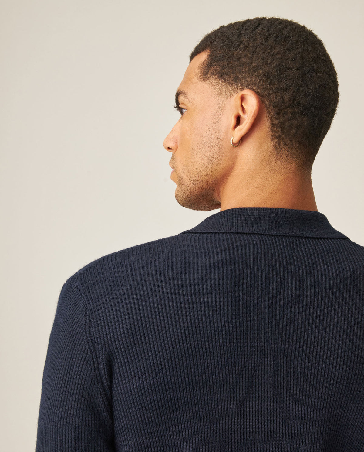Men´s Regular Fit Cardigan - Blue 63_699H005_AZU184535_6