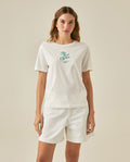 Women's T-Shirt Graphic Slim Fit Cotton Localized Print - Raw
