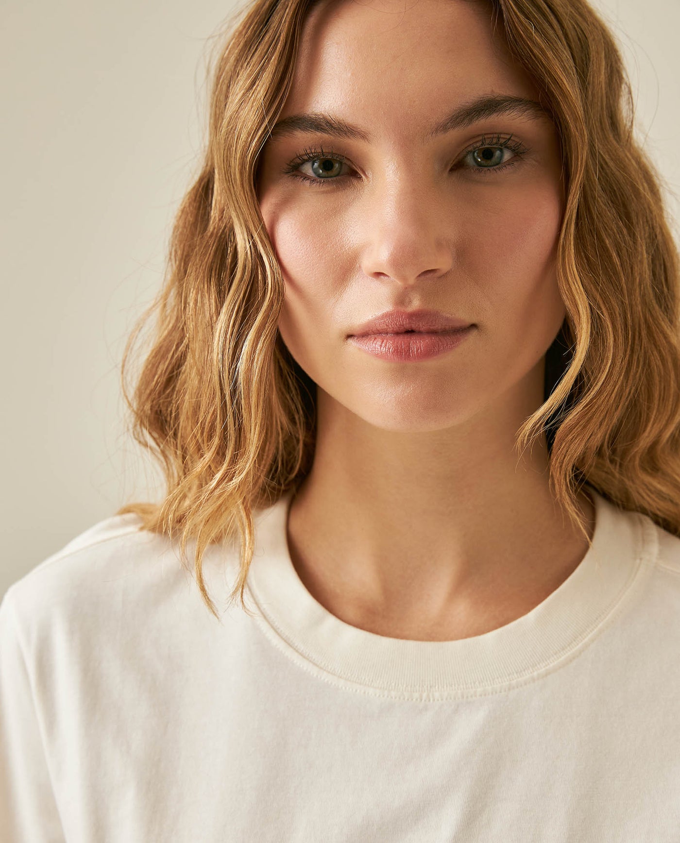 Womens T-Shirt Semi-Fitted Cotton Front Pleats Removable Metal Pin - Mothers - Raw 63_701H034_CRU110606_5
