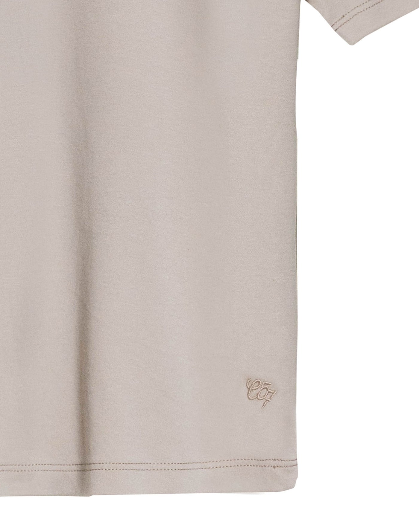 Womens T-Shirt Essential Oversized Cotton Cool Touch Basic - Beige 63_701H051_BEI140002_8