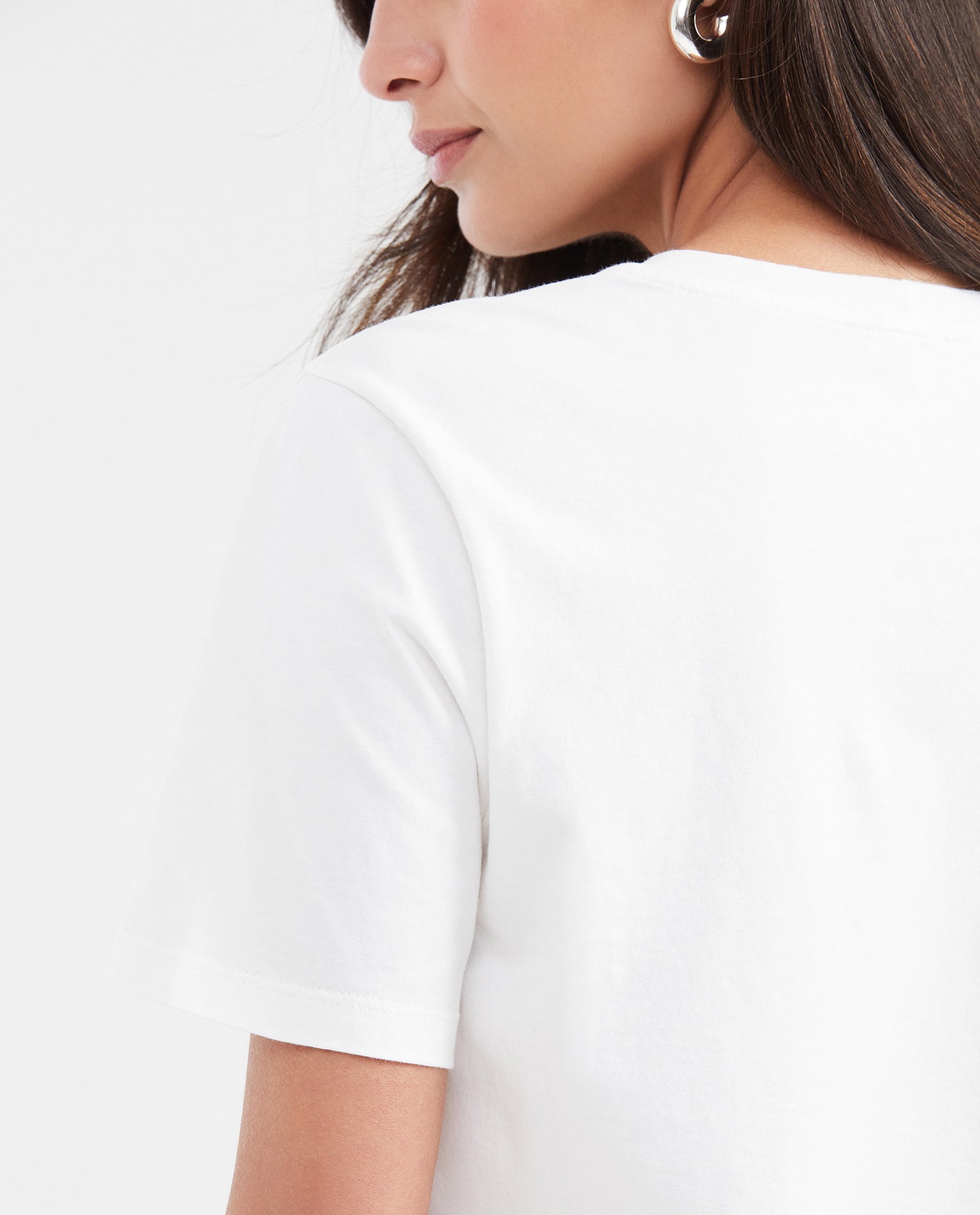 Women's Short Sleeve Cotton T-shirt - Raw - 5