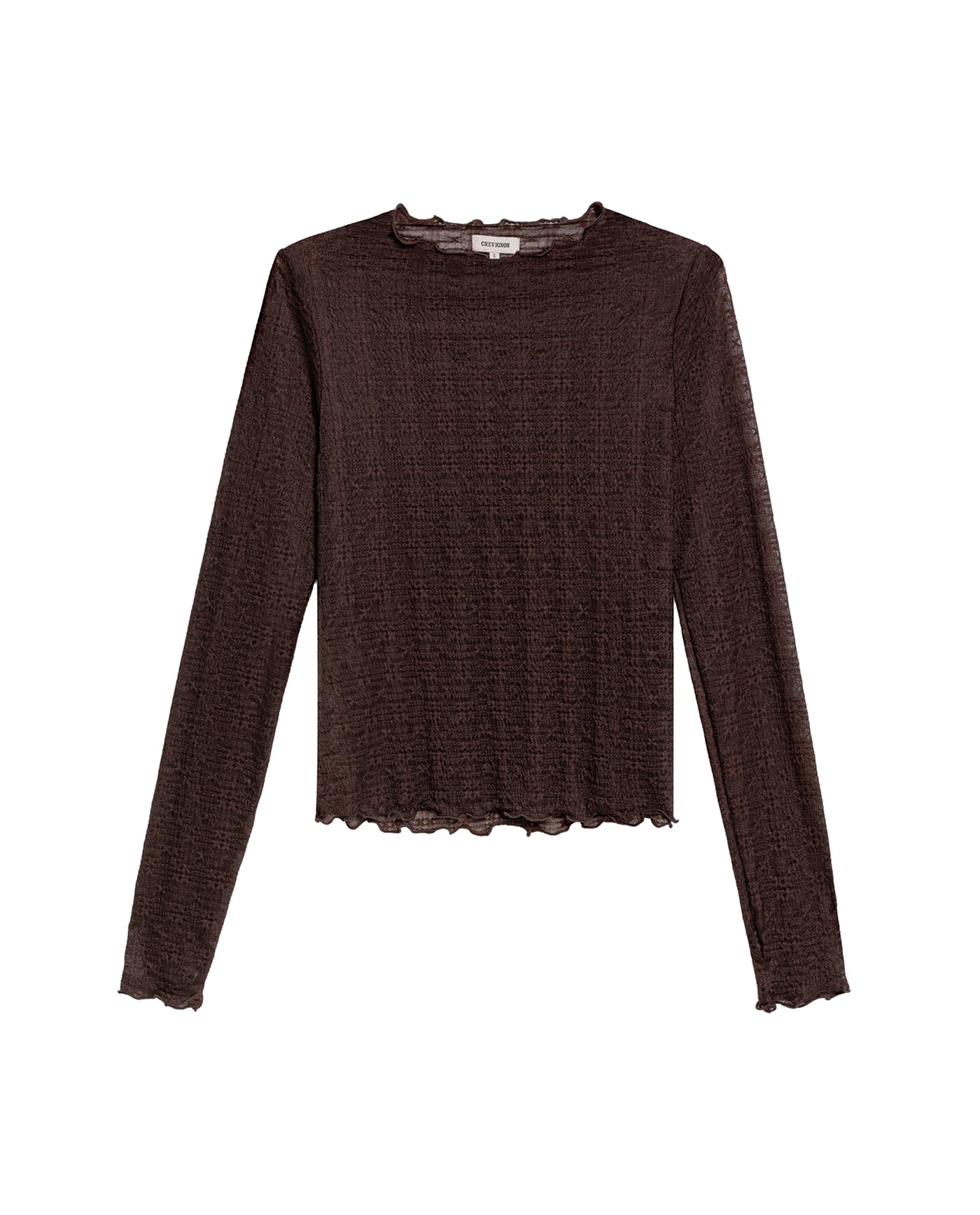 Women´s Mesh Long-Sleeve Top - Brown 63_702H033_CAF191016_4