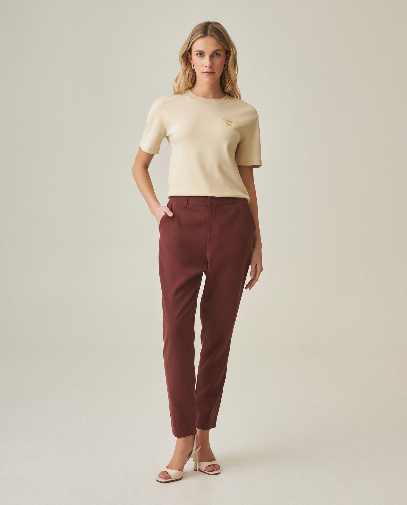 Women´s Oversized Cropped T-Shirt - Raw 63_702H051_CRU120908_0