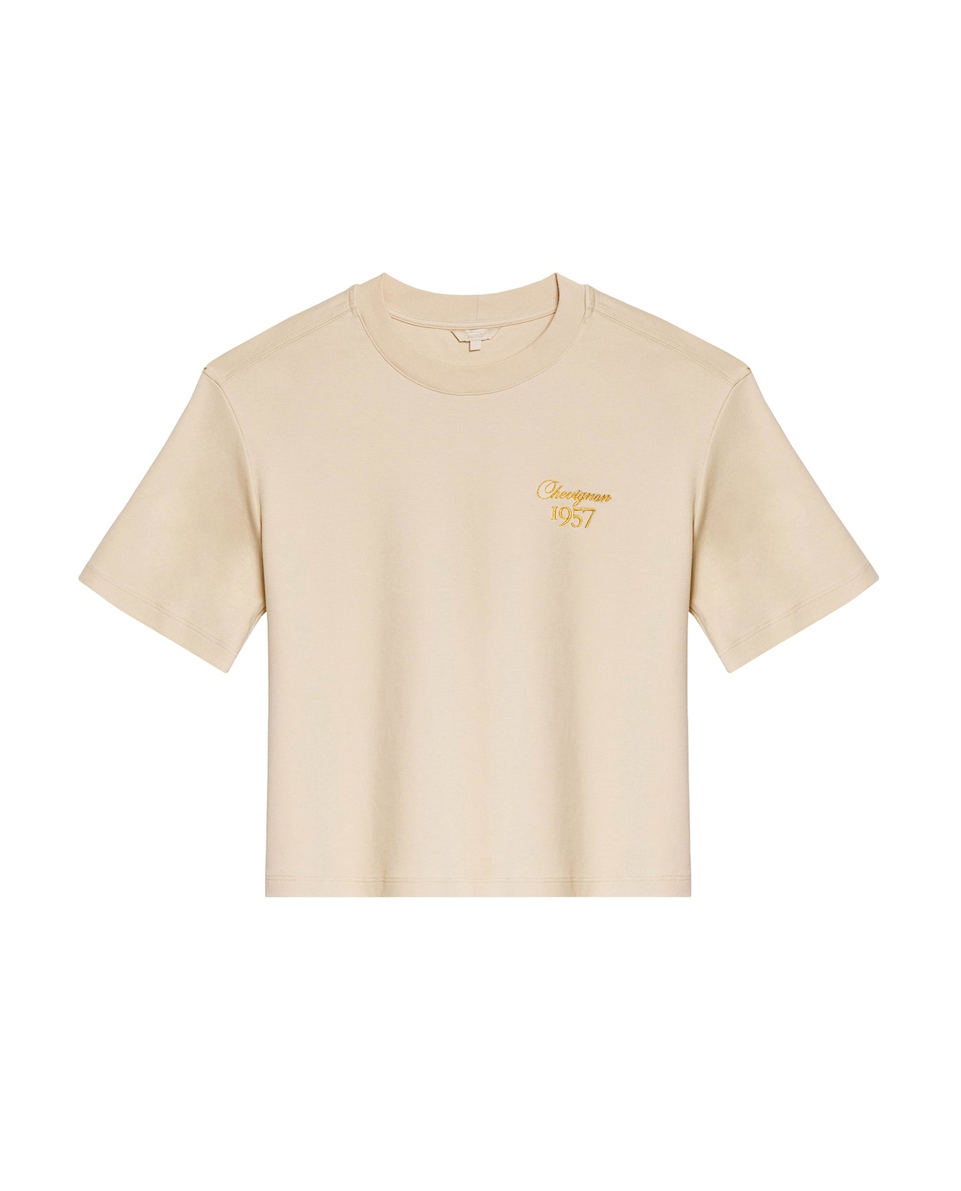Women´s Oversized Cropped T-Shirt - Raw 63_702H051_CRU120908_4