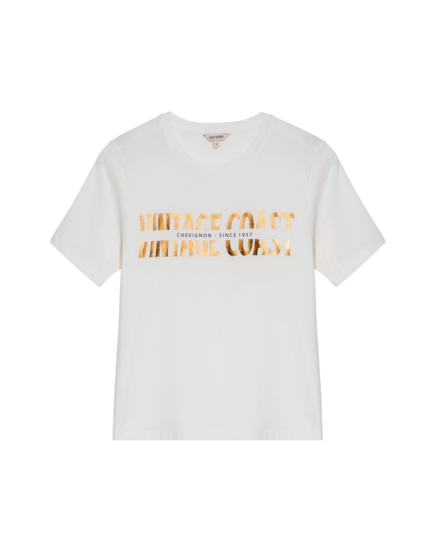 Women's Foil Accent T-shirt Slim Fit in Cotton 709G020 - 2