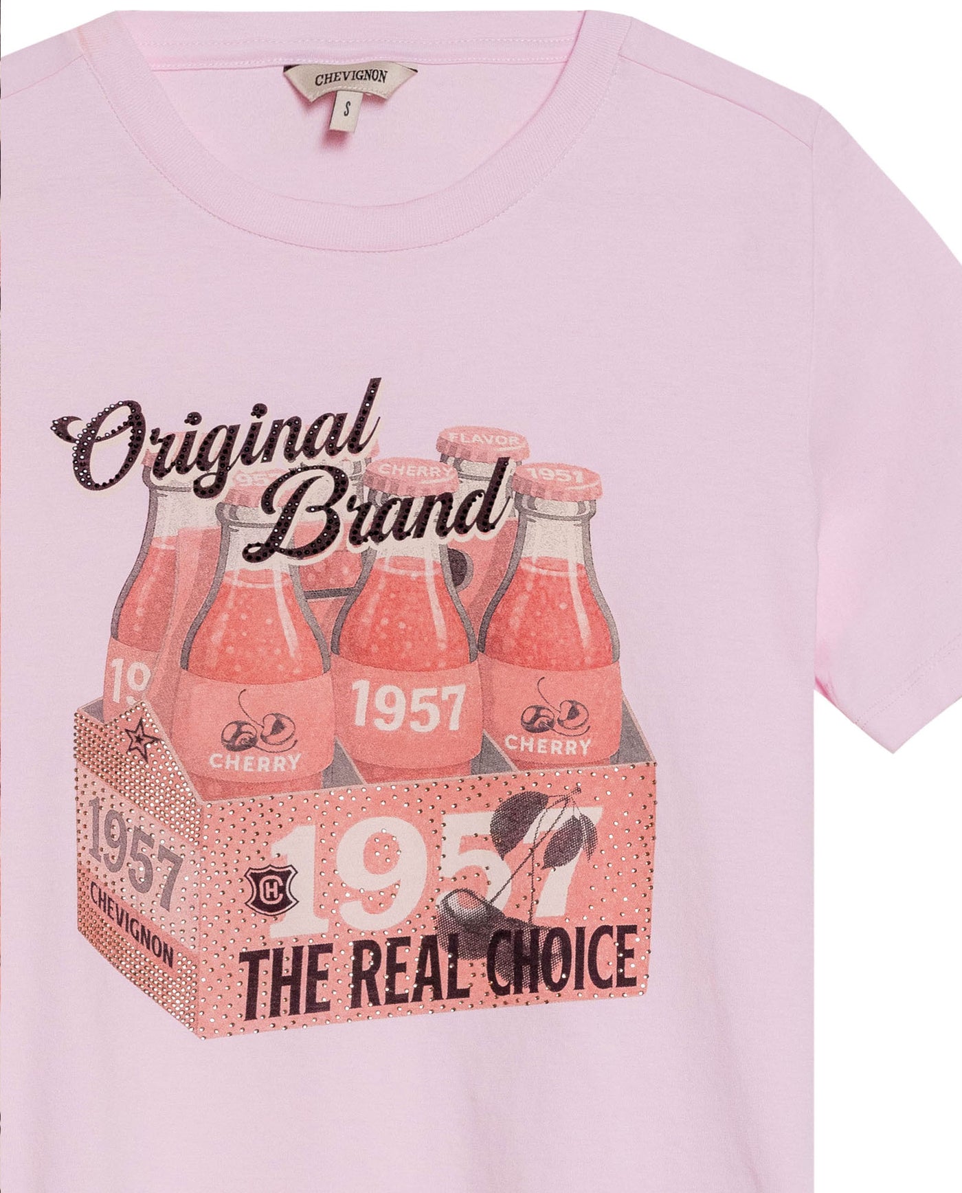 Women's Short Sleeve T-Shirt - Pink 709G038 - 7