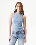 Women's Sleeveless Tank Top - Blue