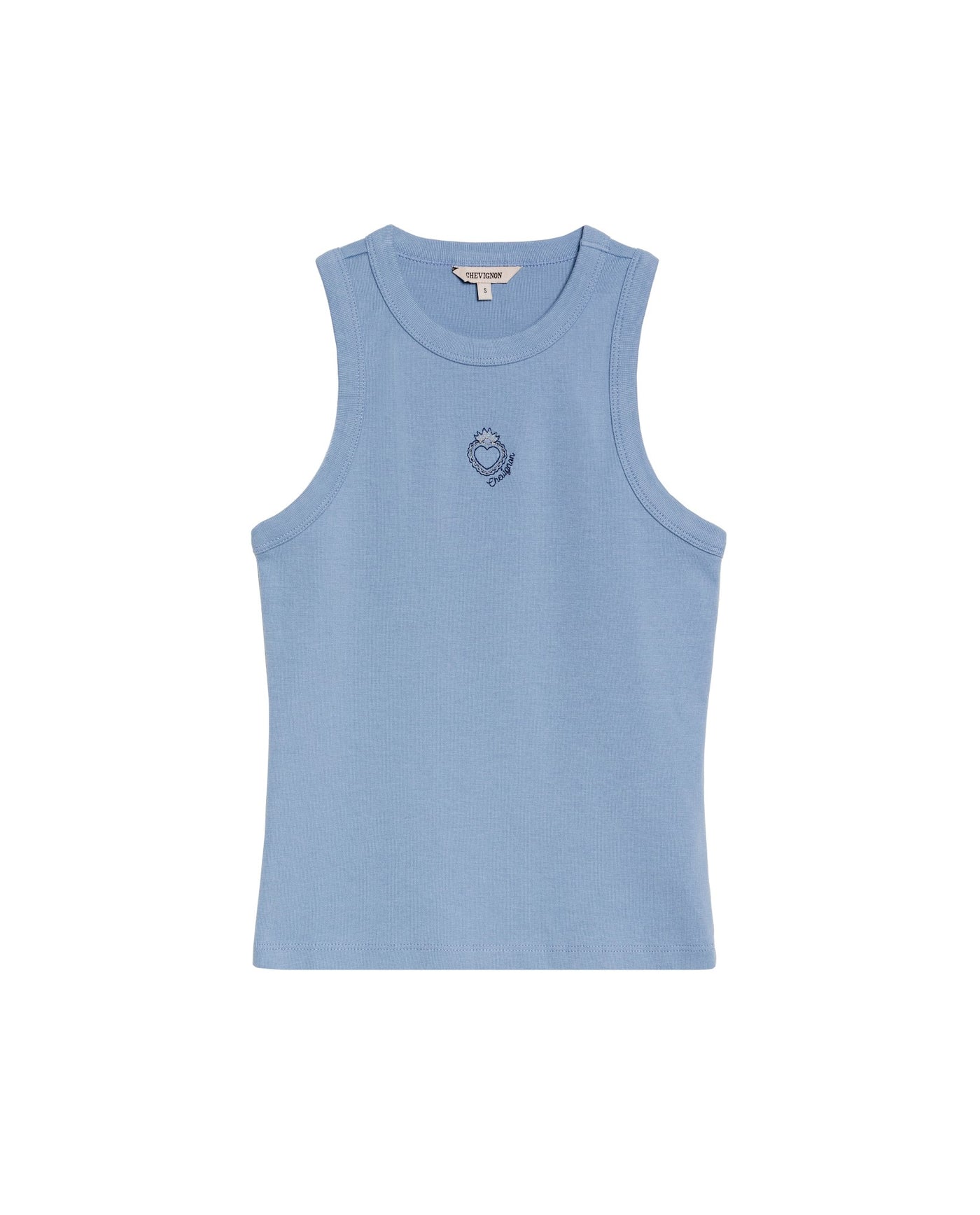 Women's Sleeveless Tank Top - Blue 709G039 - 2