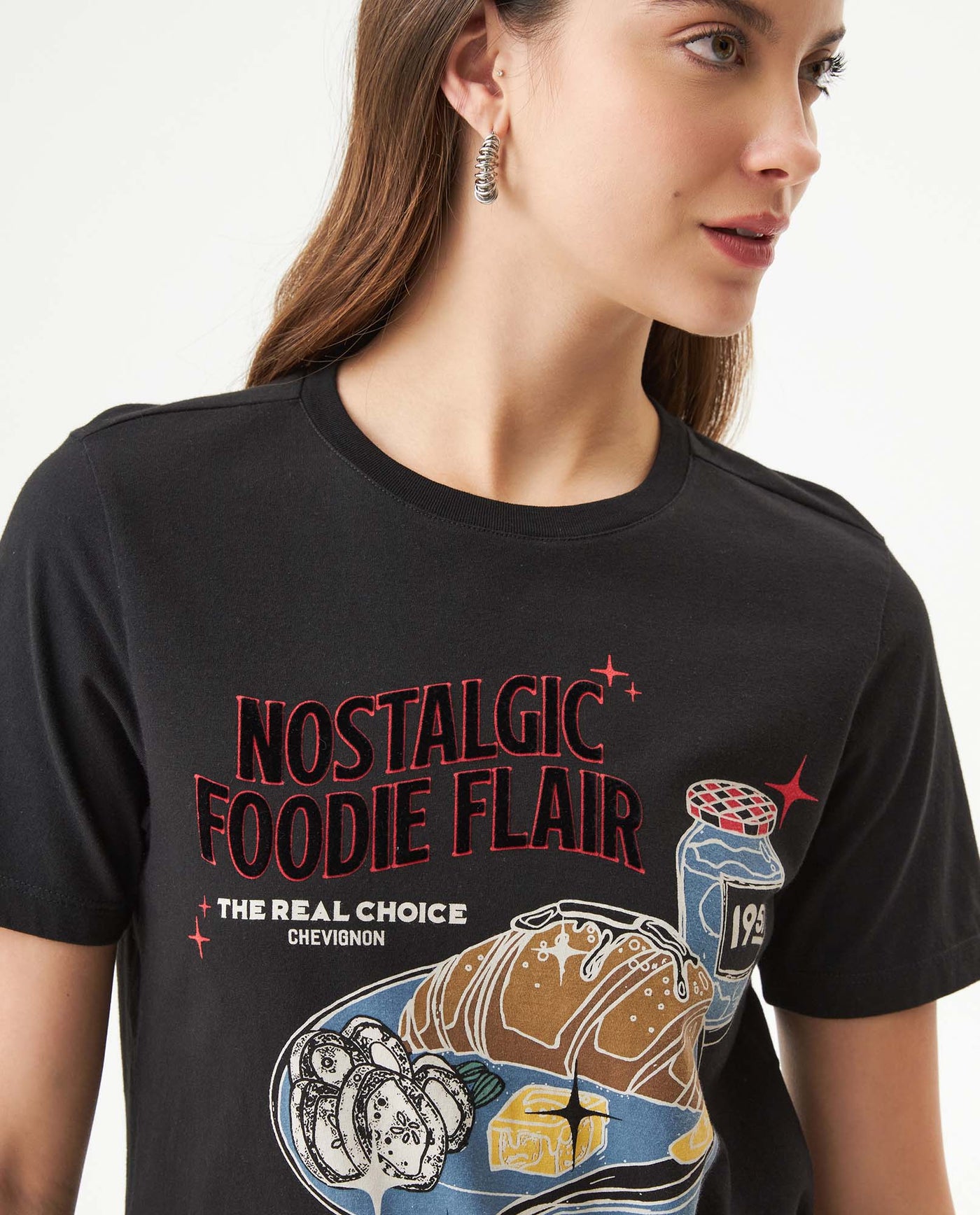 Women's Slim Fit T-shirt - Black 63_709G040_NEG194007_5