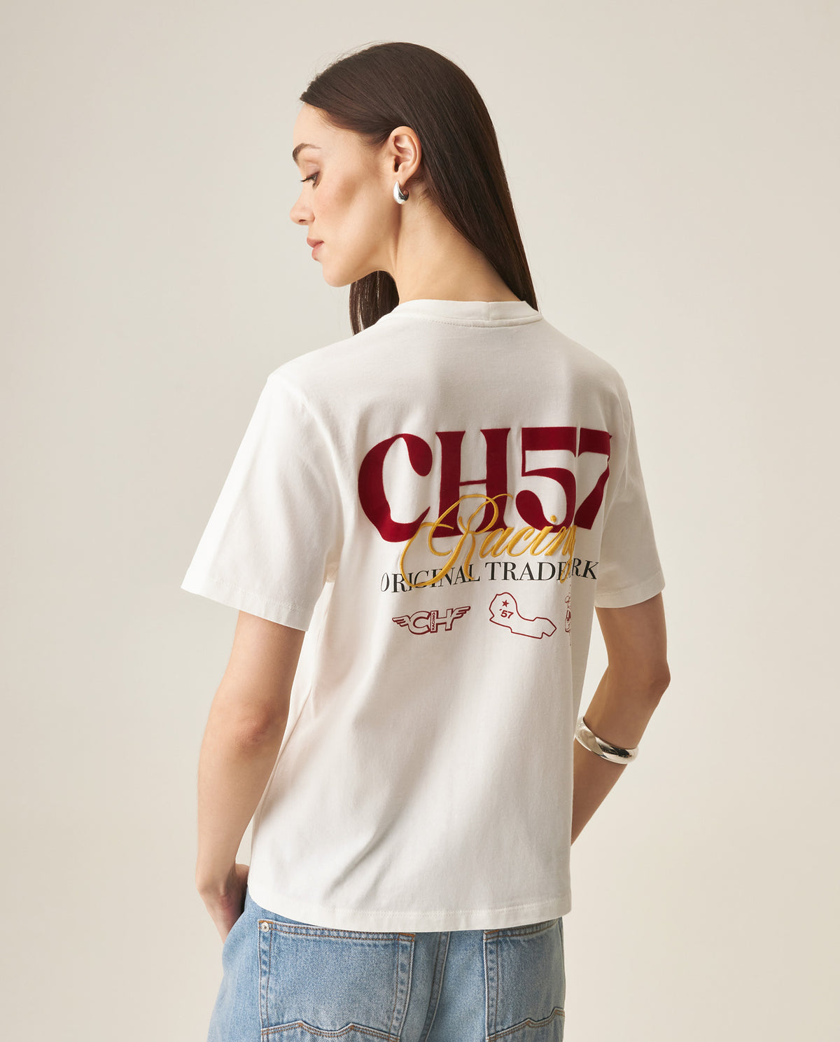 Women´s Graphic Oversized Tee - Raw 63_709H901_CRU110606_5