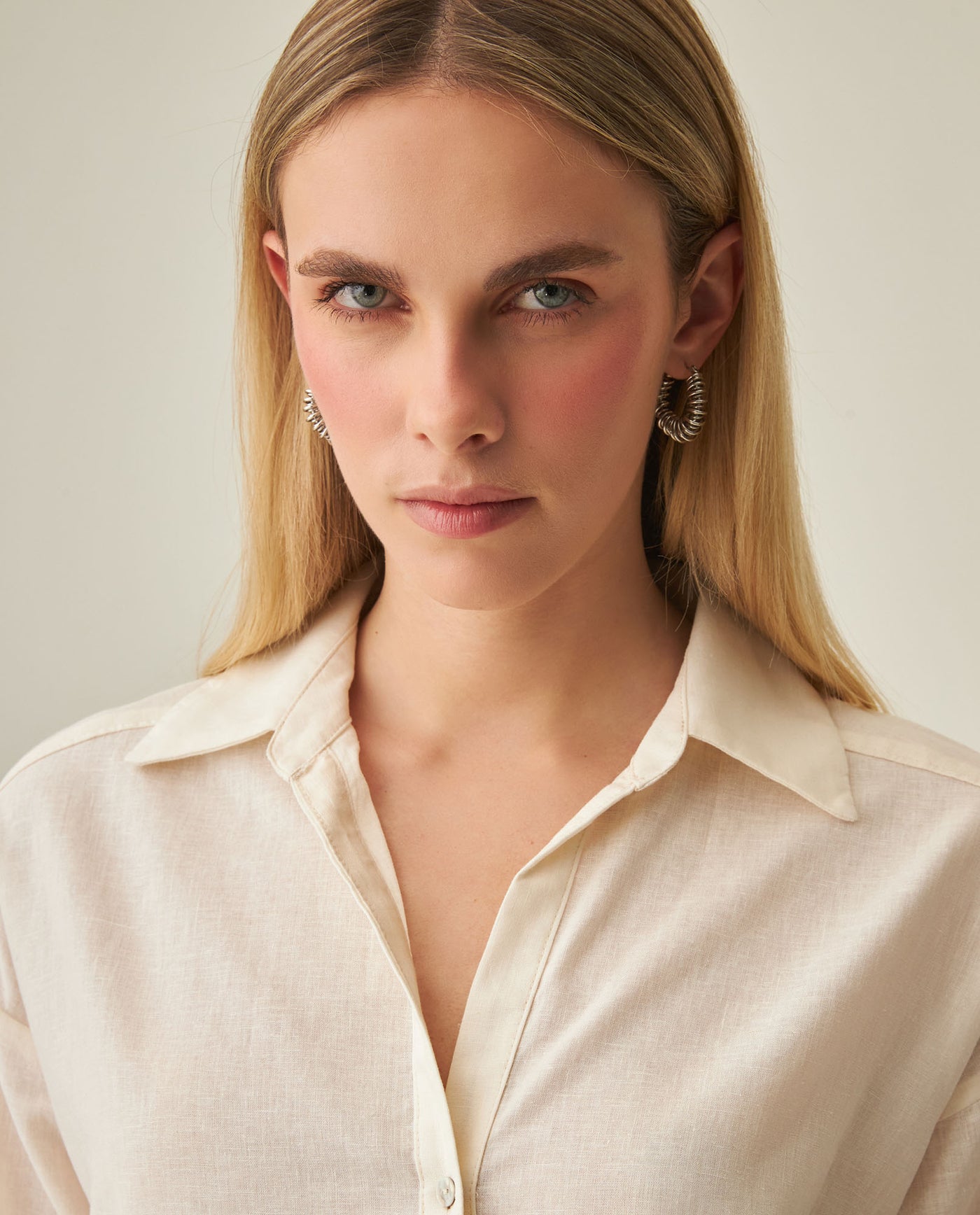 Women´s Linen Shirt - Raw 63_712H001_CRU110103_0