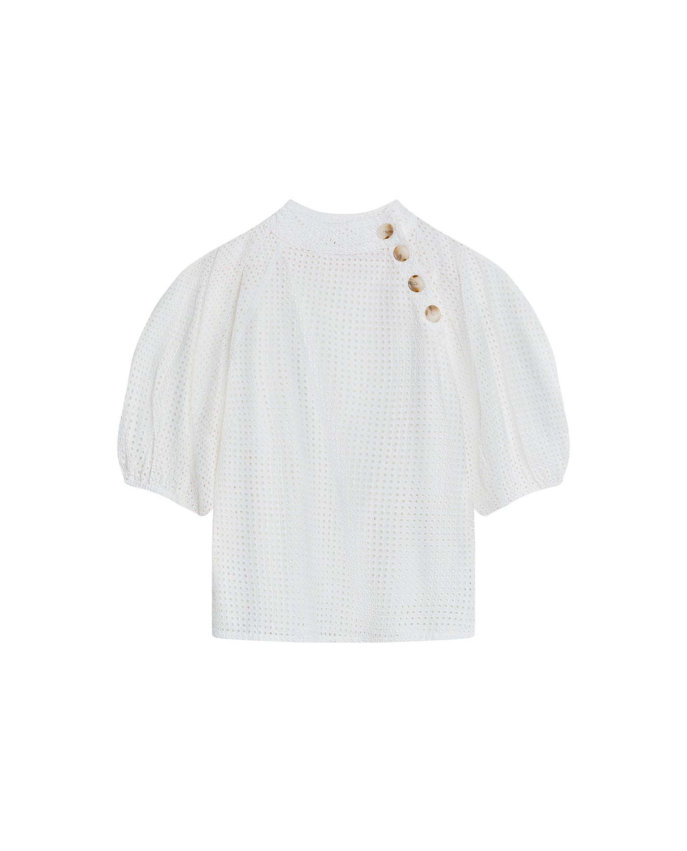 Women´s Textured Top - White 63_712H019_BLA110601_4