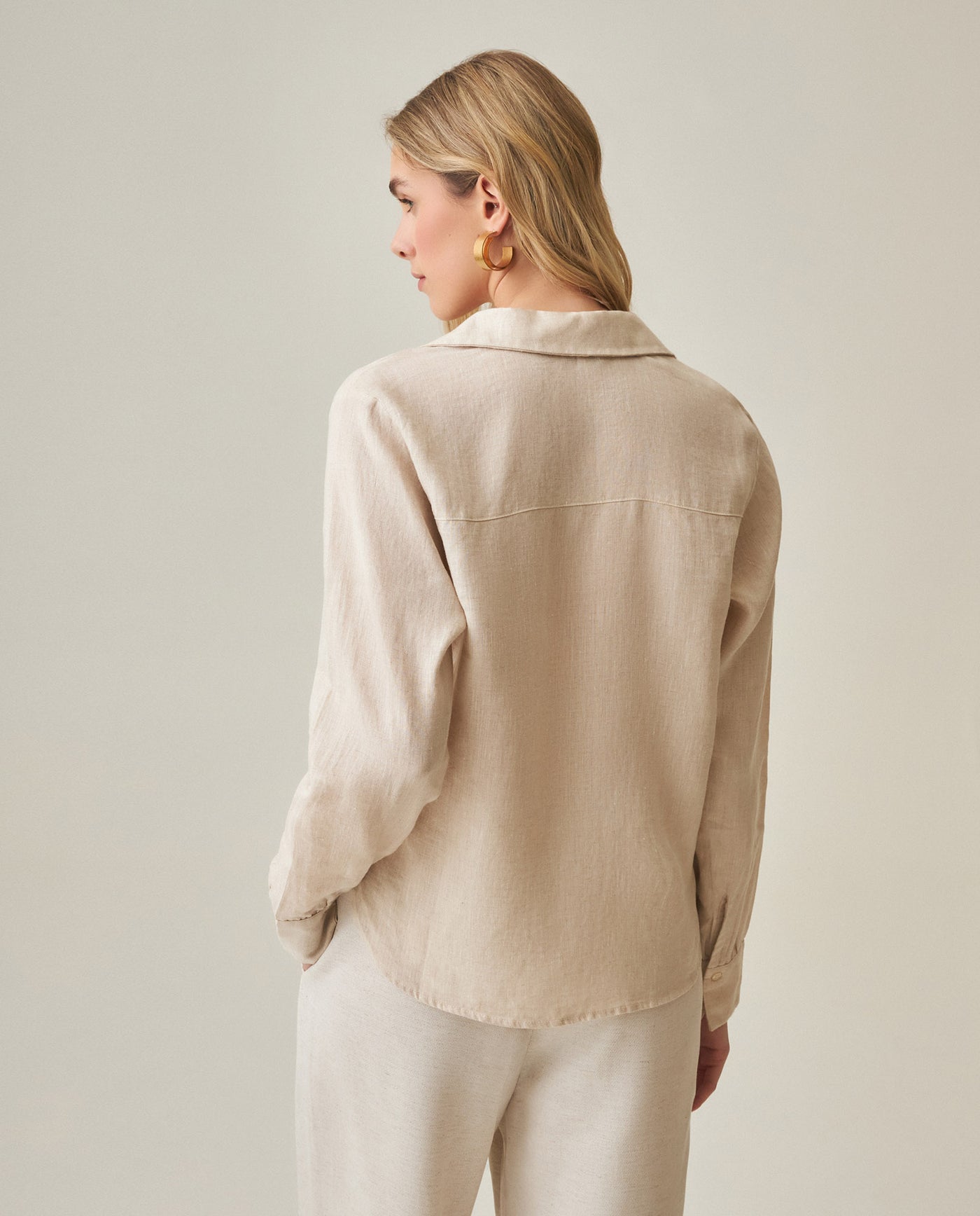 Women´s Linen Shirt - Raw 63_712H020_CRU144500_7