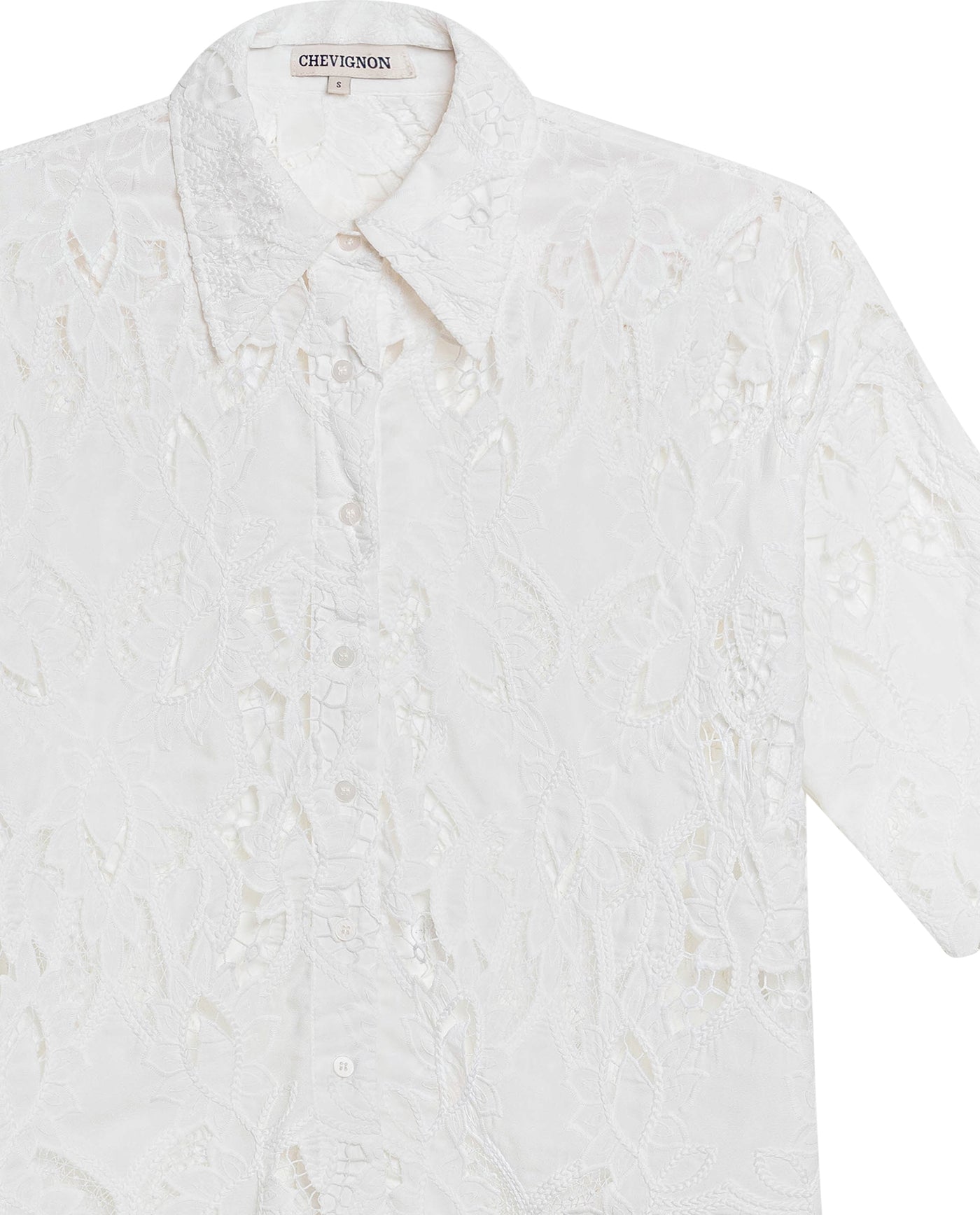 Womens Floral Lace Shirt - Raw 63_714H003_CRU110103_8