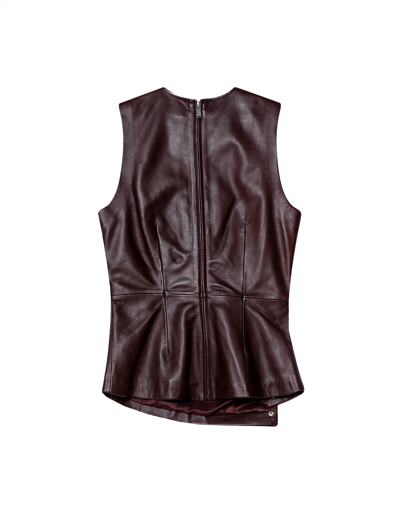 Womens Lambskin Leather Convertible Top - Special Collection - Red 63_717H503_ROJ191617_6