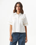 Women's Cropped Shirt - Raw