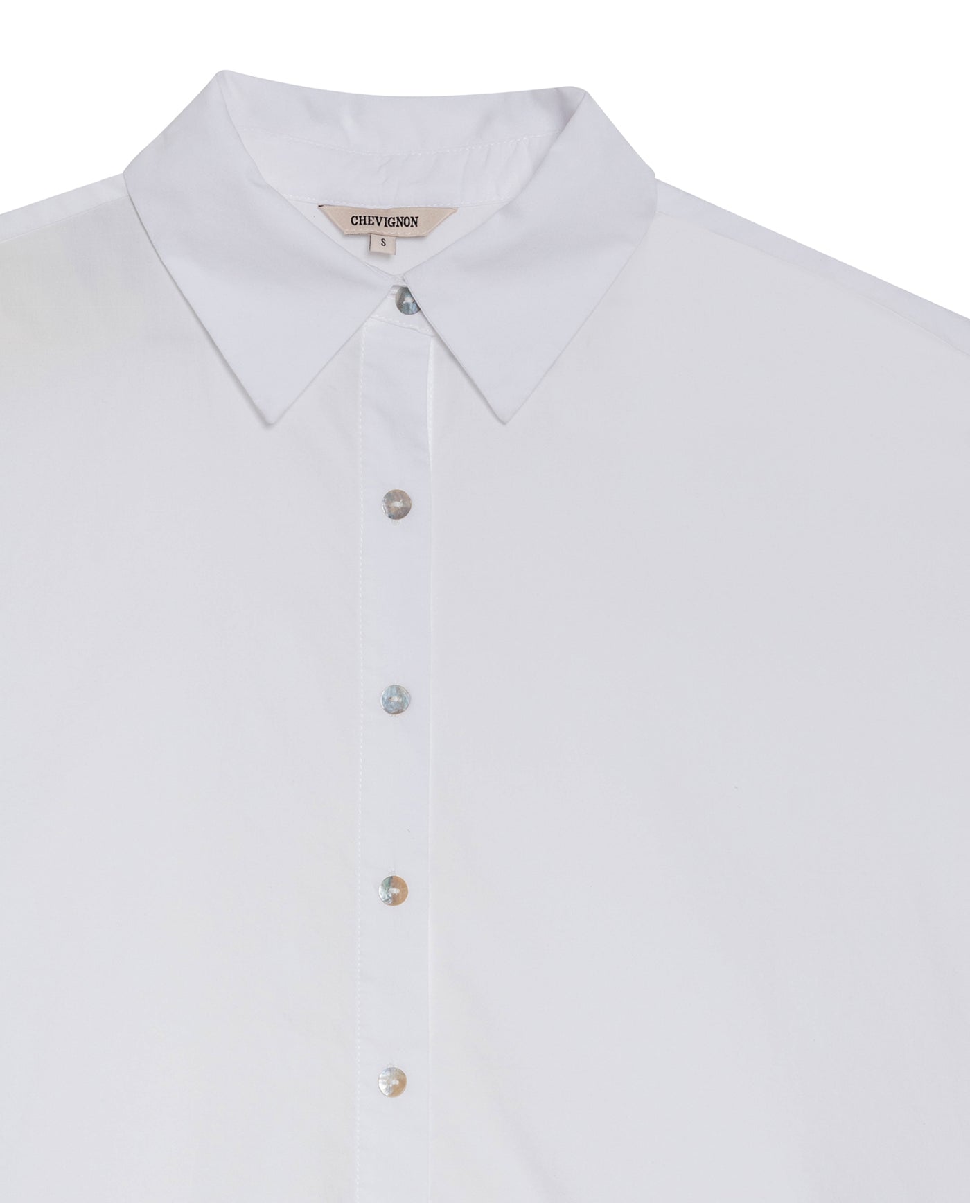 Women's Oversized Shirt in Lyocell-Cotton Blend, Jetty - 7