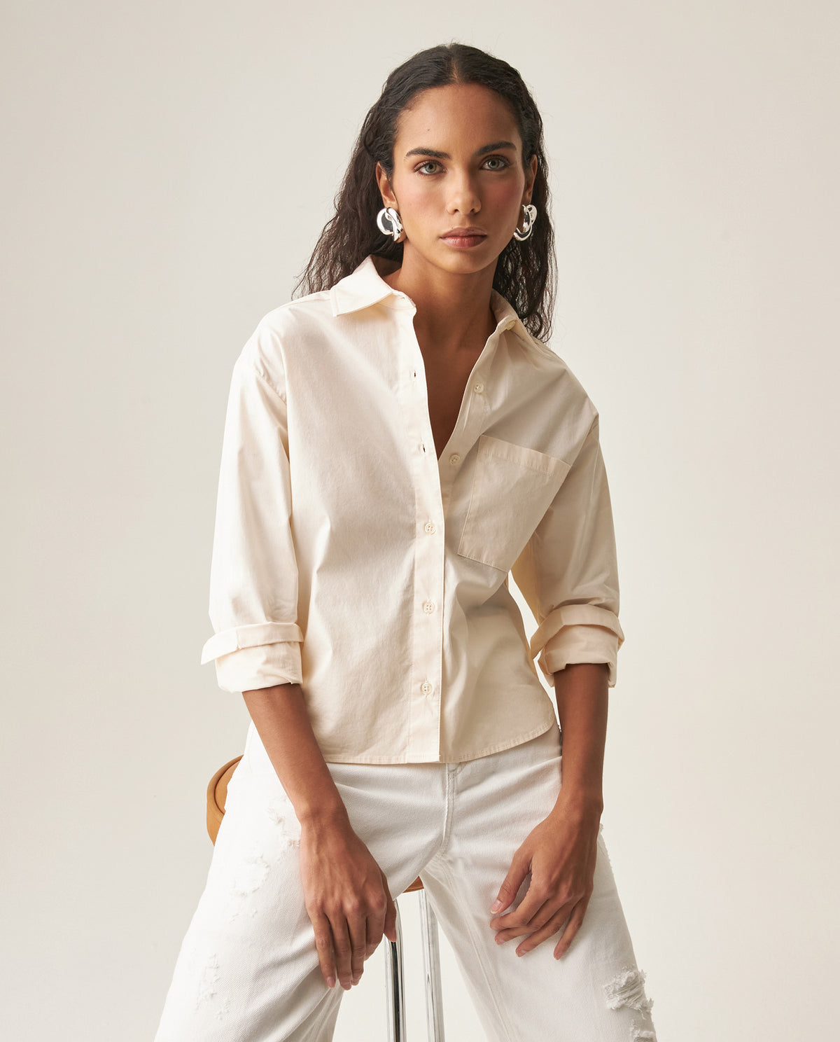 Women´s Poplin Shirt - White 63_719H000_BLA120601_0