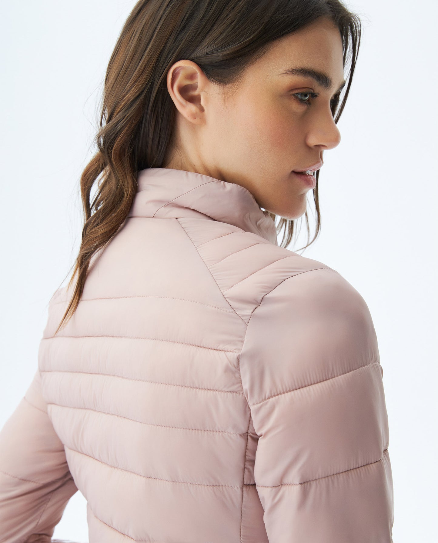 Womens Quilted Water-Resistant Packable Jacket with Storage Bag - Pink 63_720E000_ROS141506_6