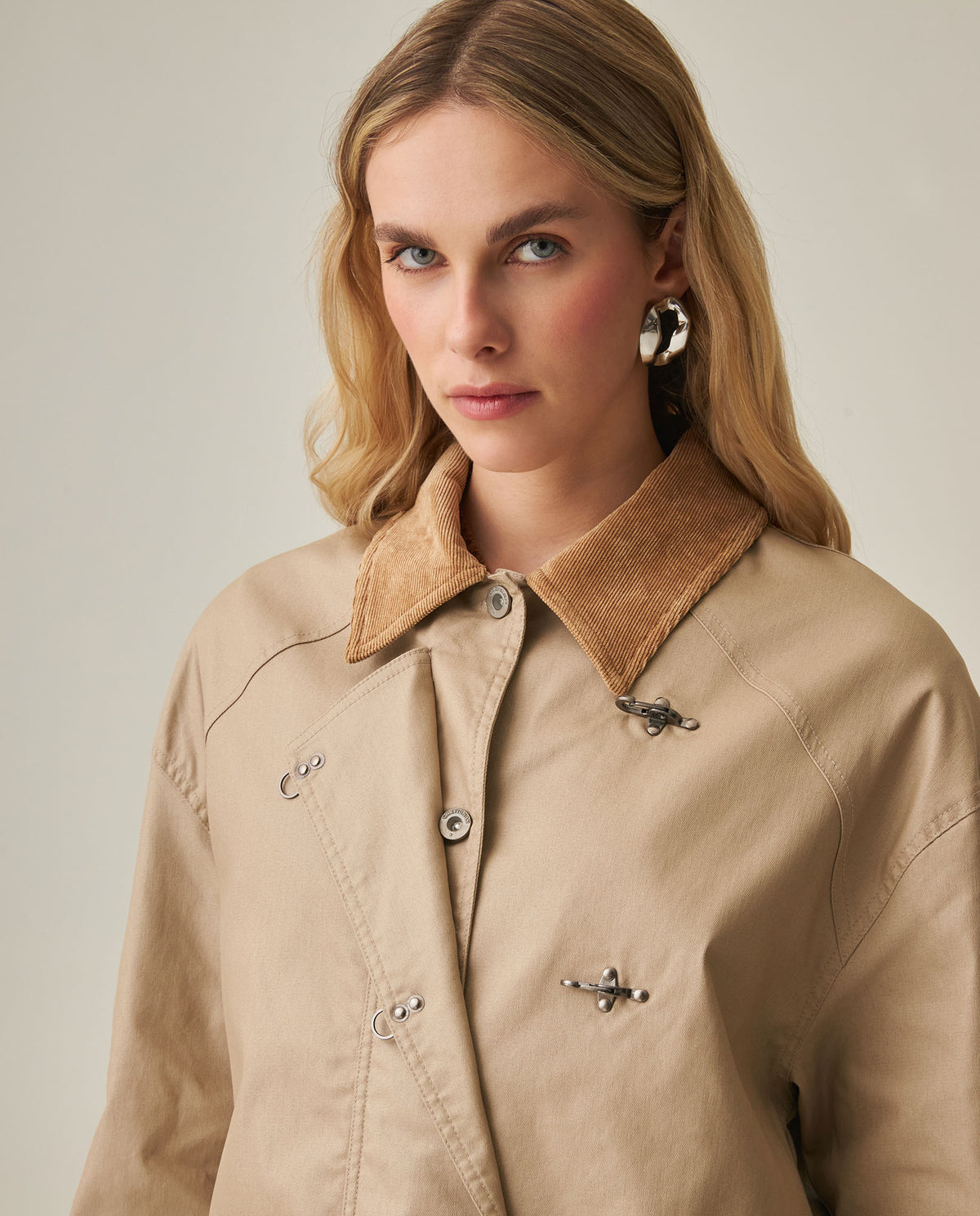 Women´s Trucker Jacket - Beige 63_722H004_BEI161102_6