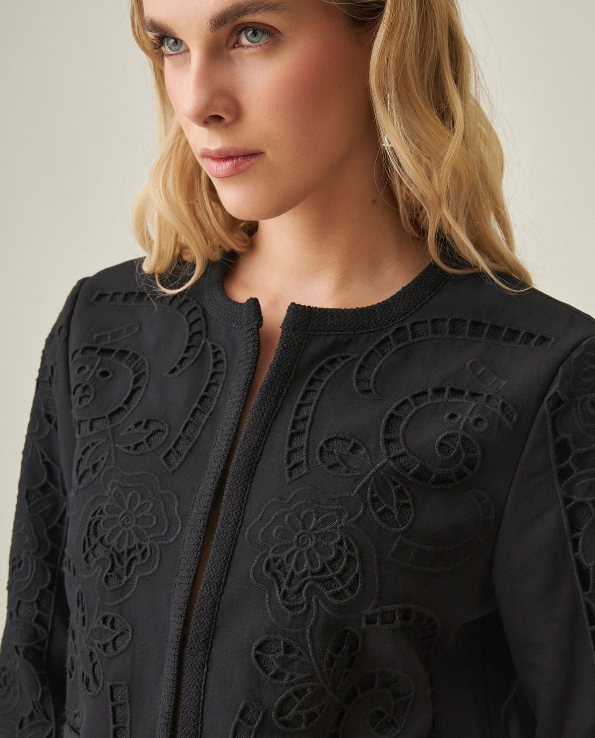 Women´s Cropped Jacket - Black 63_722H006_NEG194007_6