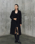Womens Relaxed Fit Trench Coat - Special Collection - Black