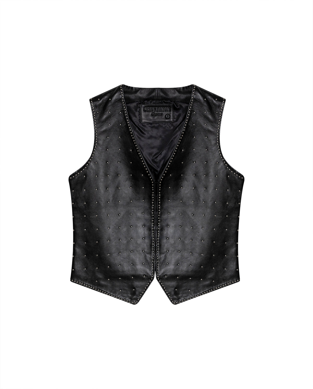 Women´s Lambskin Leather Vest - Black 63_727G100_NEG194007_3