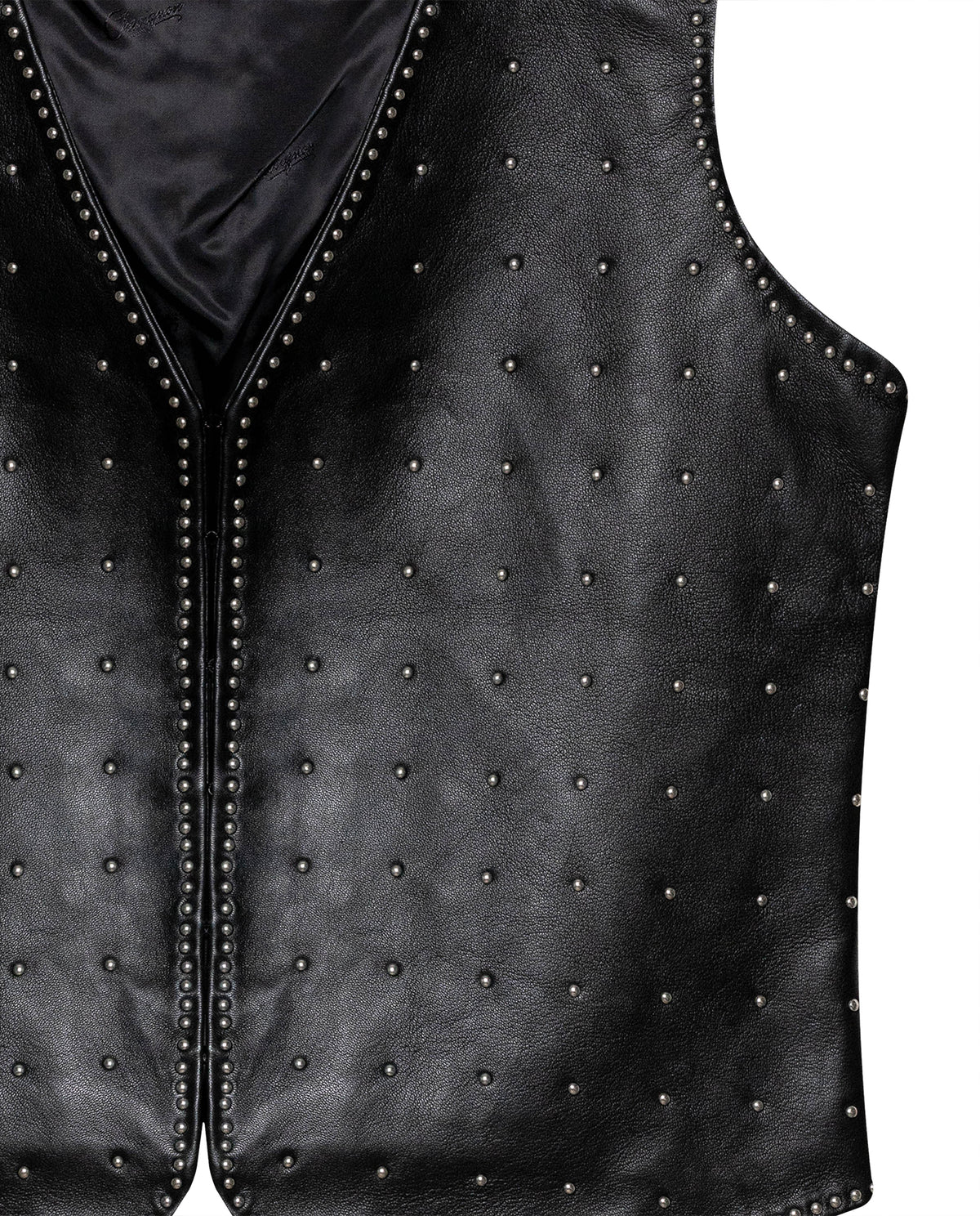 Women´s Lambskin Leather Vest - Black 63_727G100_NEG194007_8