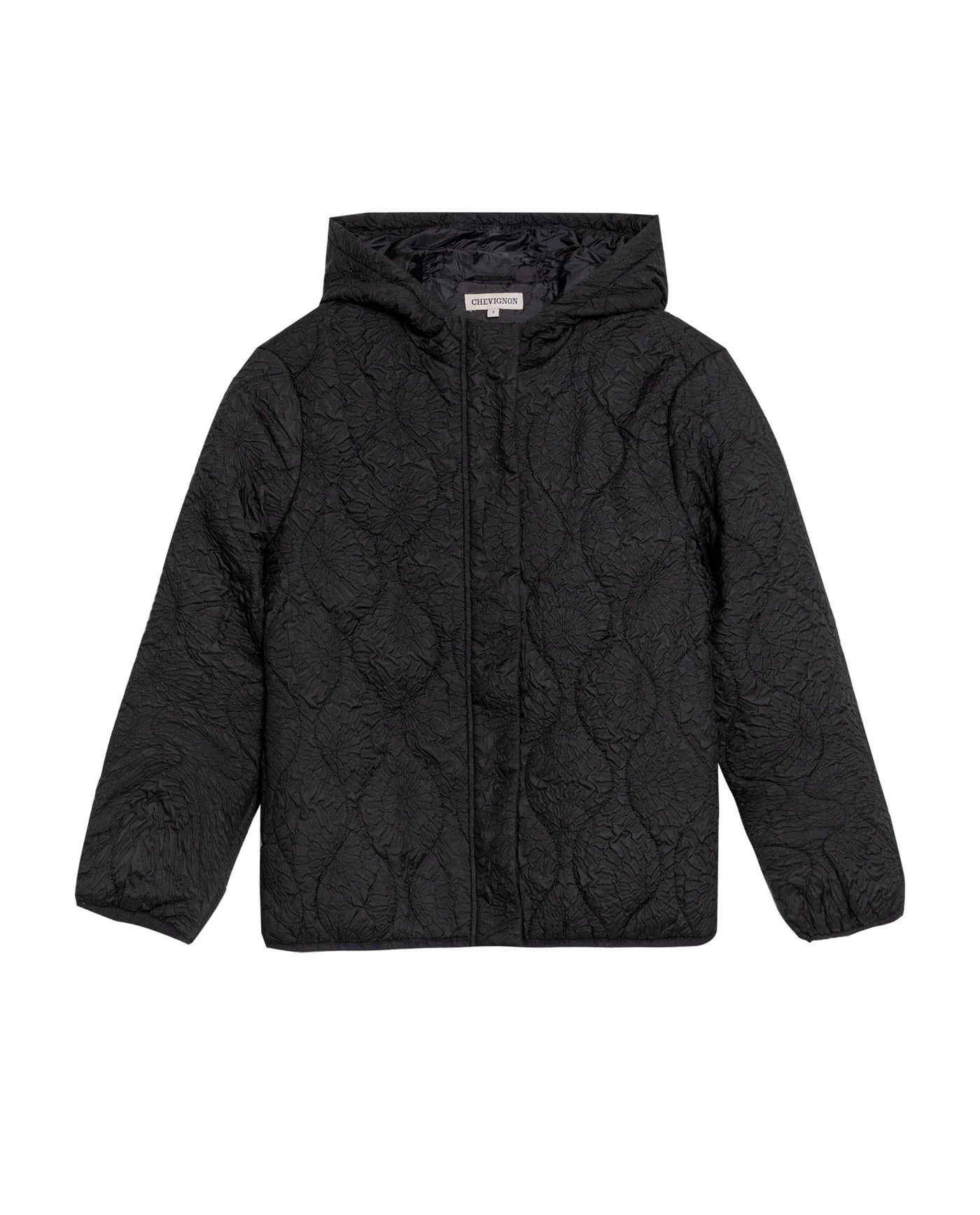 Women's Wave Quilted Crackle Jacket in Polyester, Splendor 729G001 - 2