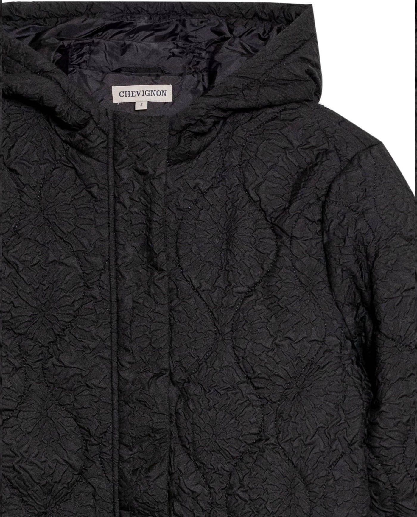 Women's Wave Quilted Crackle Jacket in Polyester, Splendor 729G001 - 7