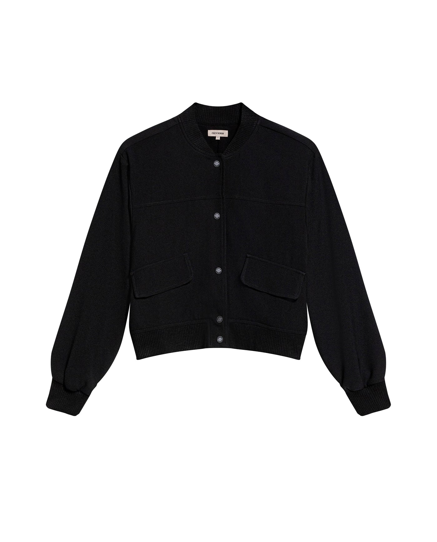 Women's Bomber Jacket - Black 729G006 - 2
