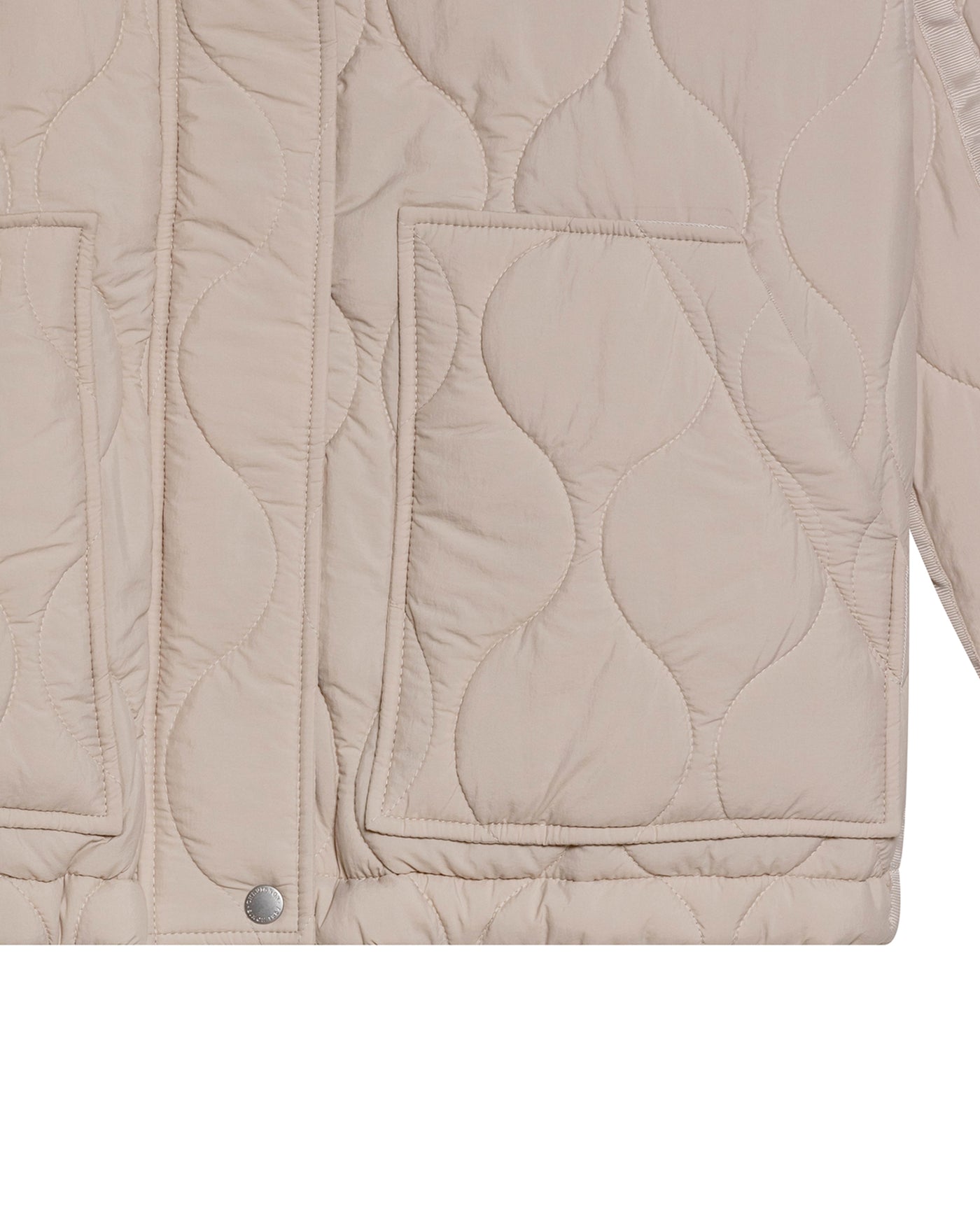 Women's Wave Quilted Adjustable Hem Jacket in Polyamide, Gala - 7