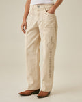 Women's Straight Silhouette Pants - Raw