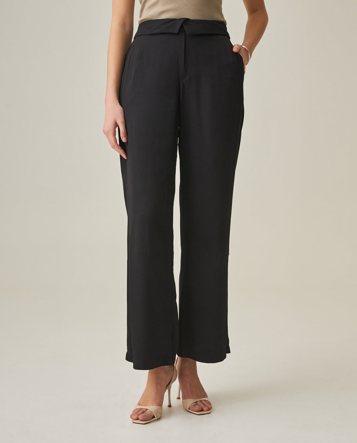Women´s Straight Pants - Black 63_732H003_NEG194003_0