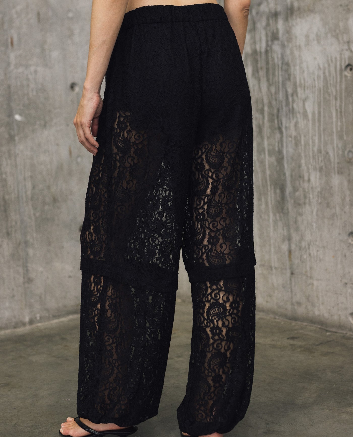 Womens Wide Leg Pants - Special Collection - Black 63_734H500_NEG194007_7