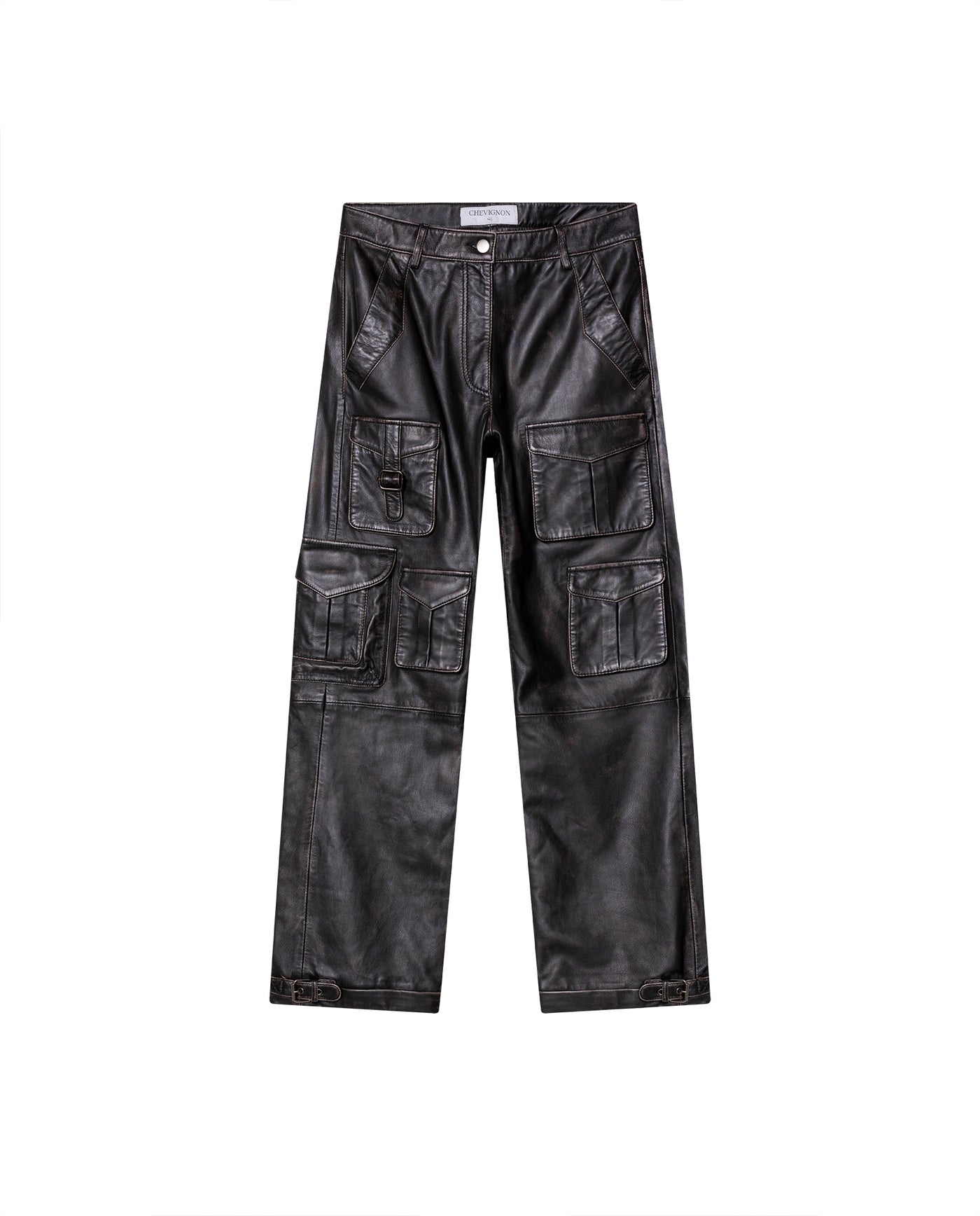 Womens Wide Fit Stretch Cargo Pants - Special Collection - Black 63_737H501_NEG194007_4
