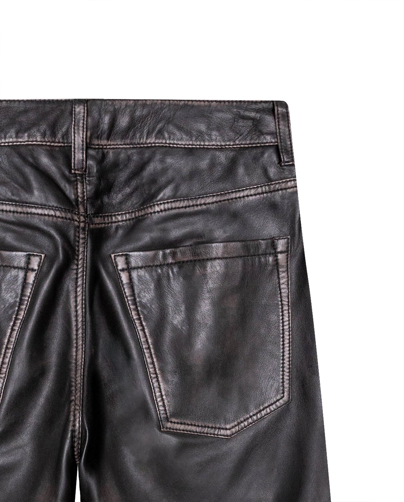 Womens Lambskin Leather Pants - Special Collection - Brown 63_737H504_CAF171321_7