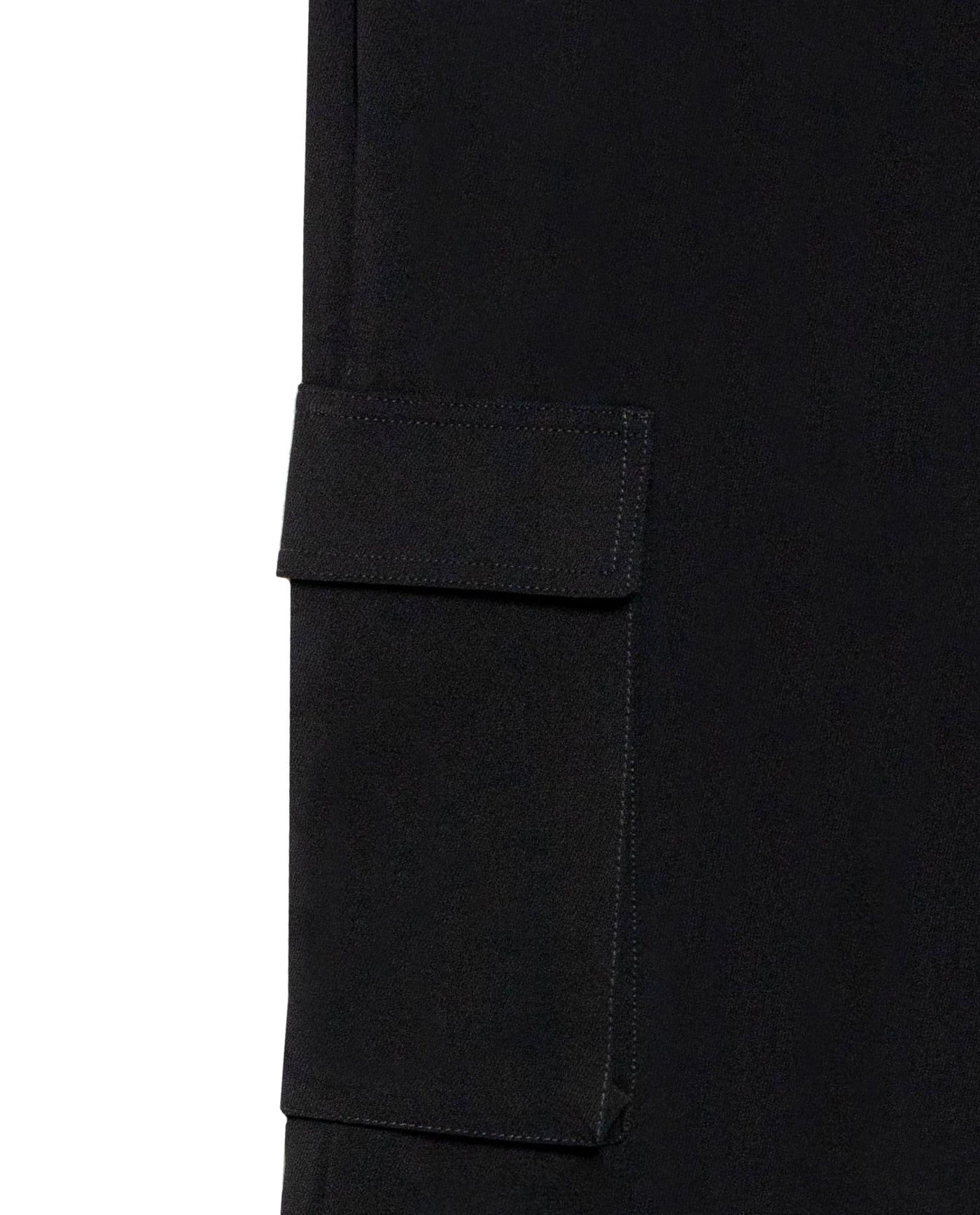 Women's Wide Fit Mid Rise Cargo Pants in Polyester, Bayside - 7