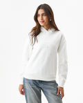 Women's Stone Accent Hooded Sweatshirt in Cotton-Polyester Blend Ceremony