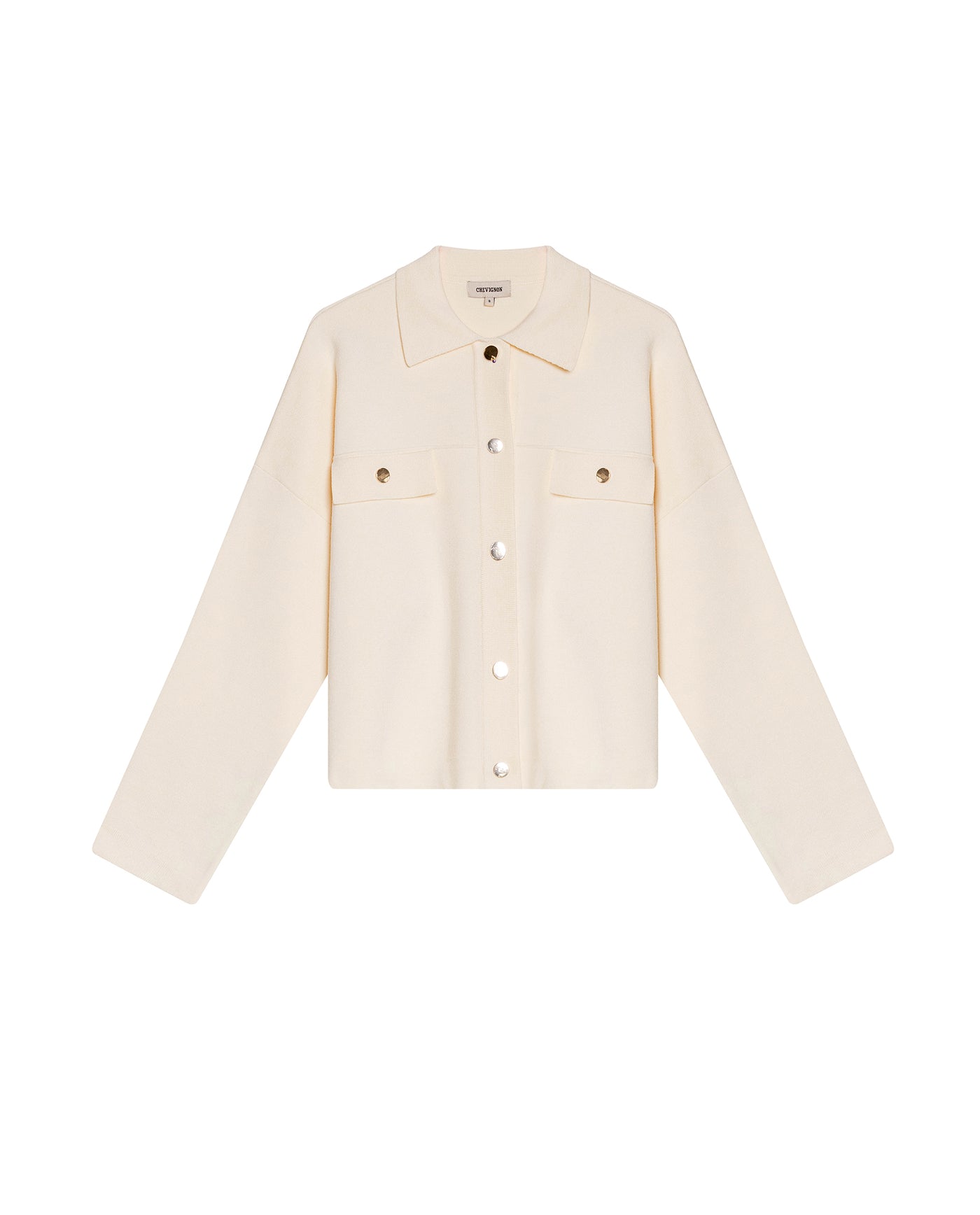 Womens Jacket Knit Cargo-Inspired Boxy Silhouette Viscose Blend - Raw 63_791H005_CRU110103_3