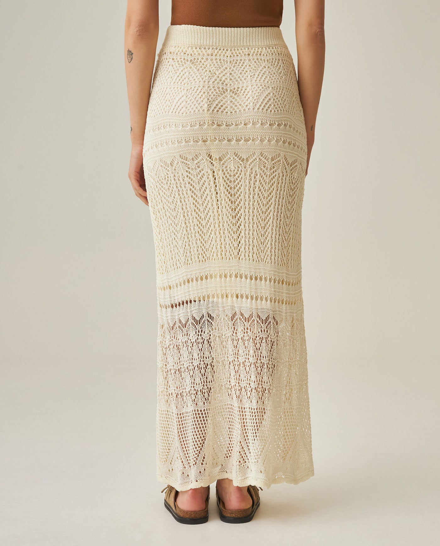 Women´s Midi Crochet Skirt - Raw 63_792H005_CRU110701_6