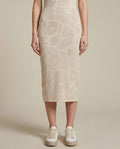 Women's Jacquard Midi Dress - Raw