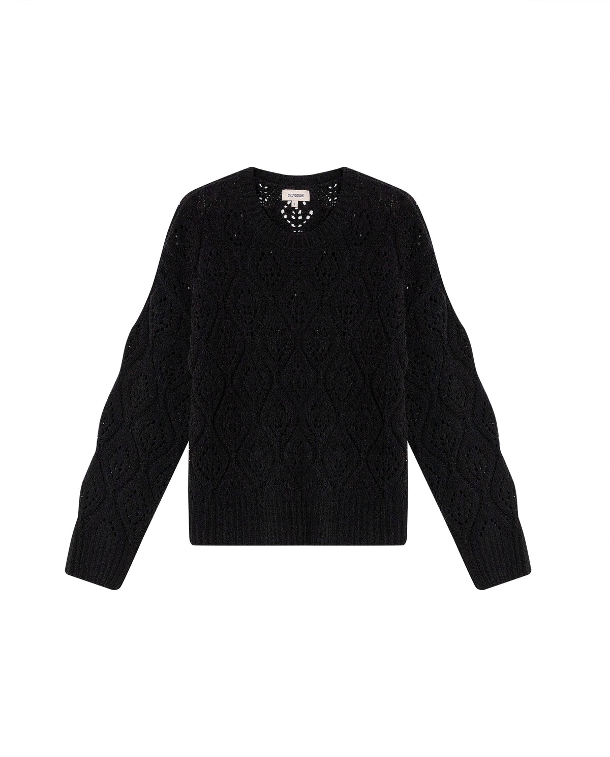 Women´s Oversize Knit Sweater - Black 63_792H009_NEG194004_4