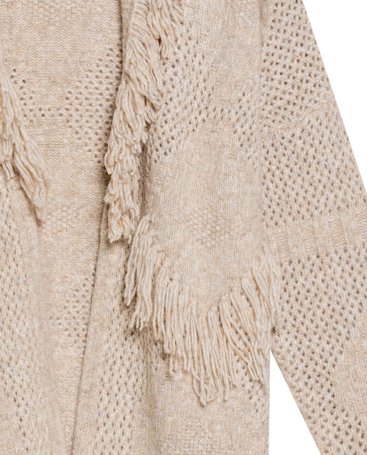 Women's 3D Textured Artisanal Oversized Cardigan, Coastal - 7