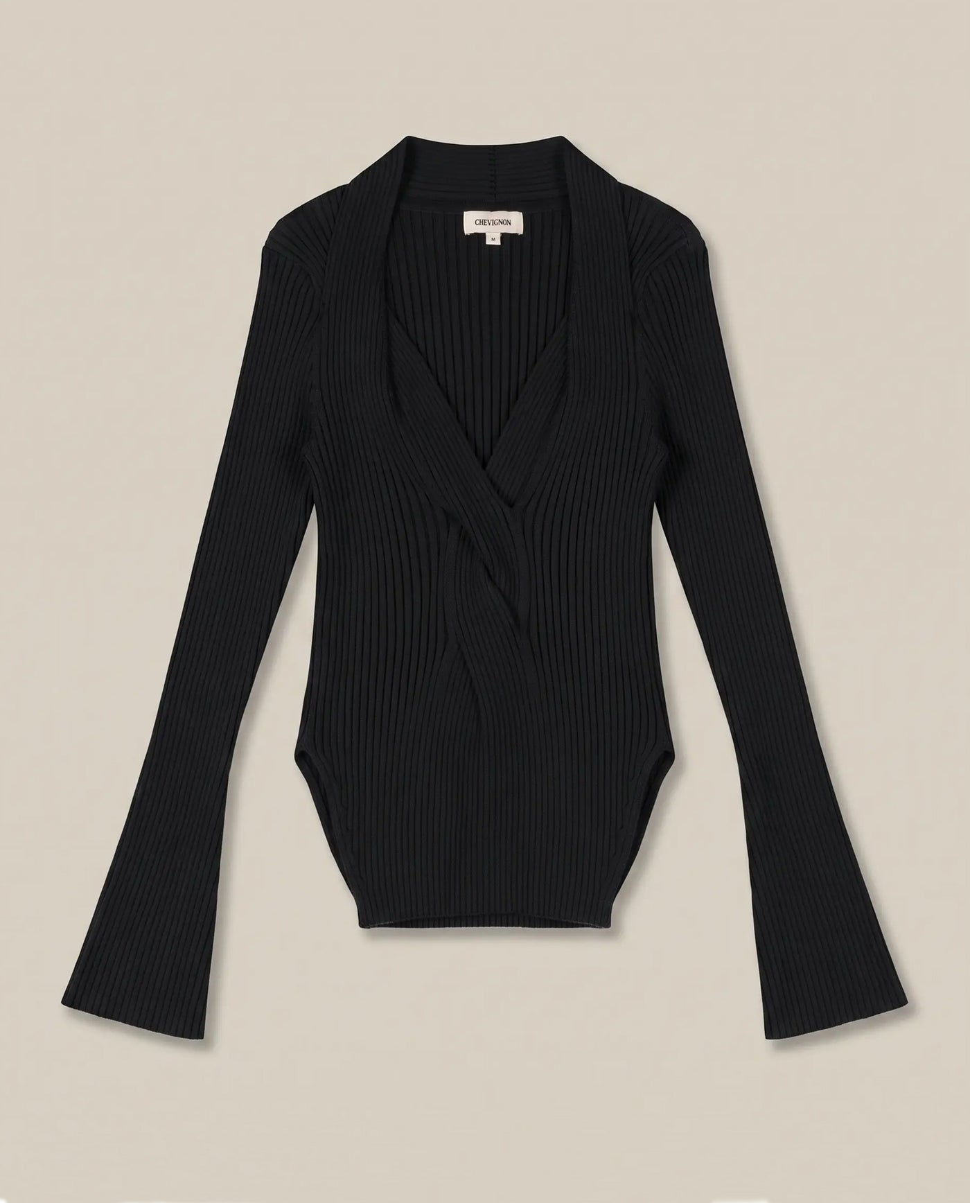 Women´s Slim V-Neck Top - Black 63_794G307_NEG194007_3